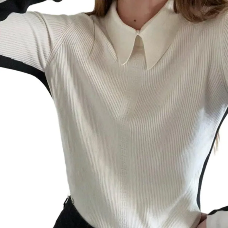 CHANEL 24 New Spring And Summer Arrivals Sweater Women's White-2