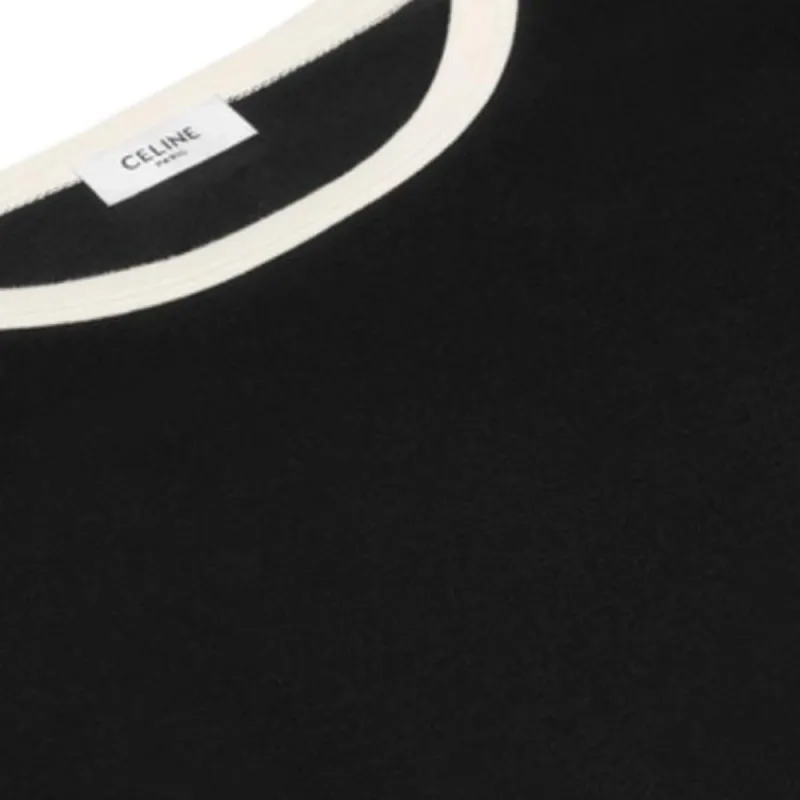 CELINE Regular T shirt In Cotton Jersey-4