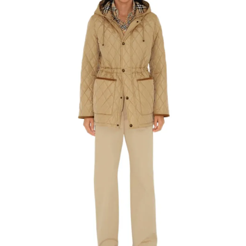 Burberry Devon Quilted Drawstring Hooded Parka-2