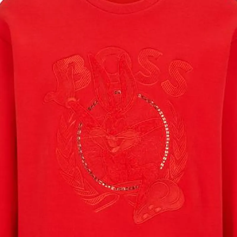 HUGO BOSS HUGO BOSS X LOONEY TUNES SS23 Sweatshirts Men Red-3