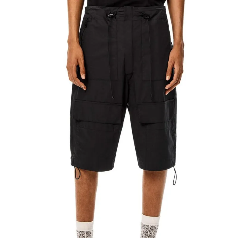 LOEWE Cargo Shorts Men Black-3
