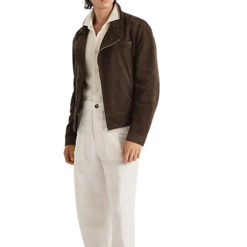 Brunello Cucinelli SS25 Shirt Men's Beige Yellow-3