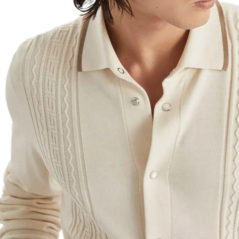 Brunello Cucinelli SS25 Shirt Men's Beige Yellow-4