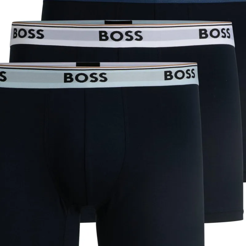 HUGO BOSS Logo print Boxers Pack Of Three-1