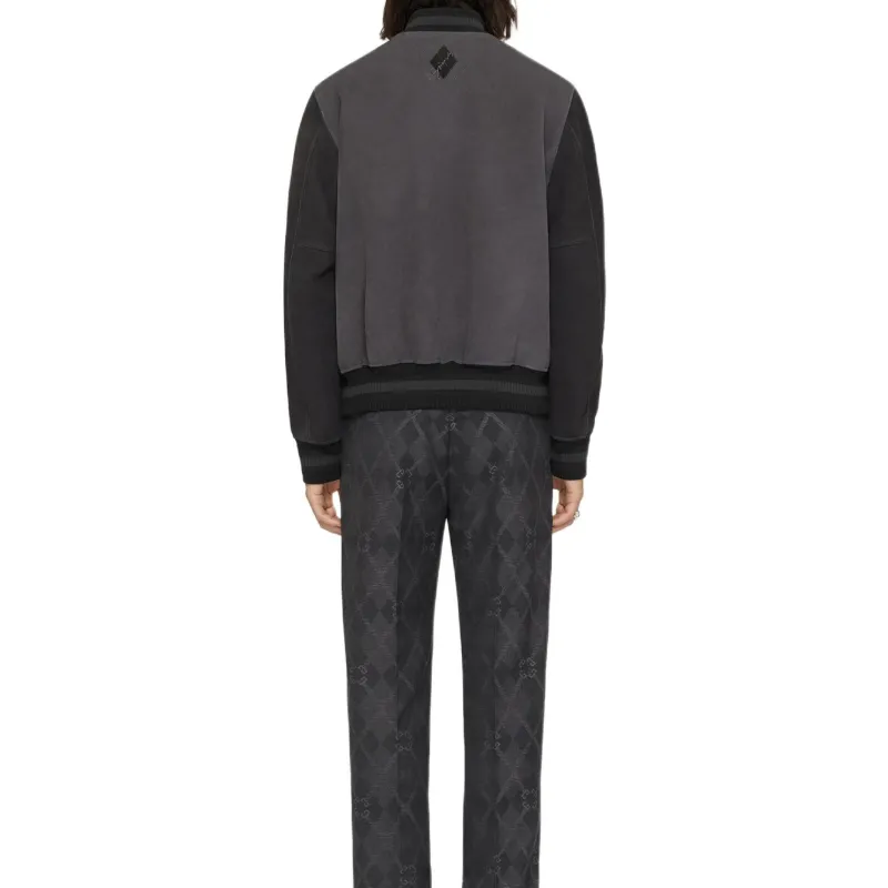 GIVENCHY FW24 Leather Jacket Men's Gray-2