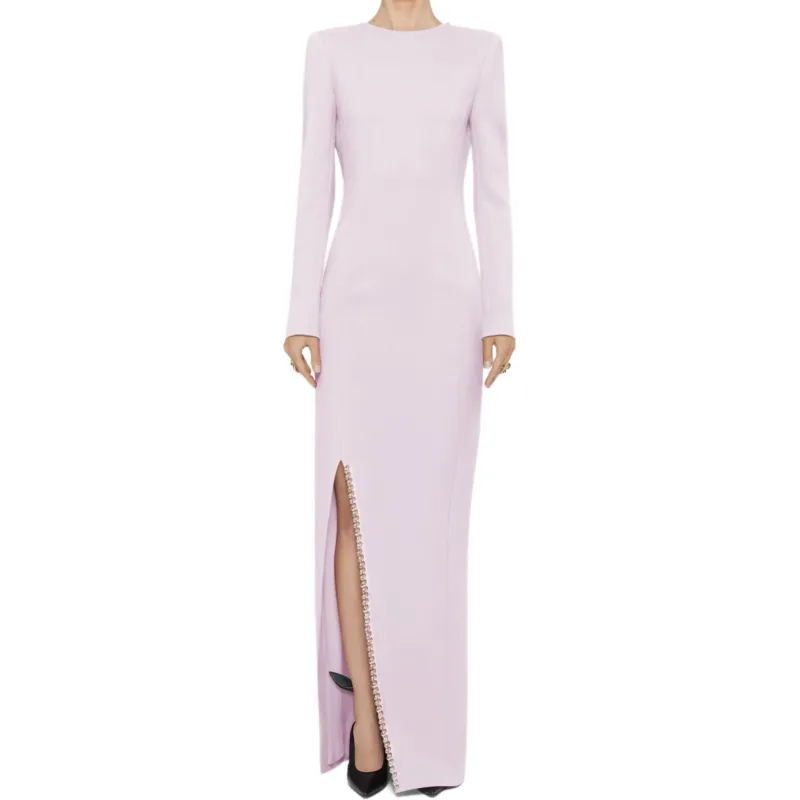GIVENCHY FW24 Long Sleeved Dress Women's Pink-1