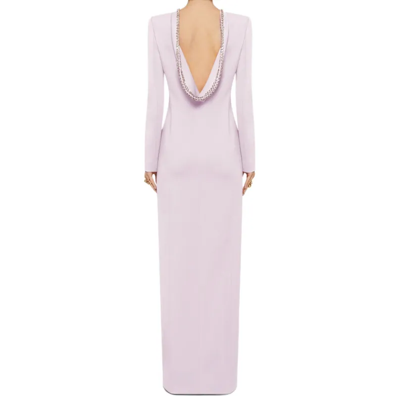 GIVENCHY FW24 Long Sleeved Dress Women's Pink-2