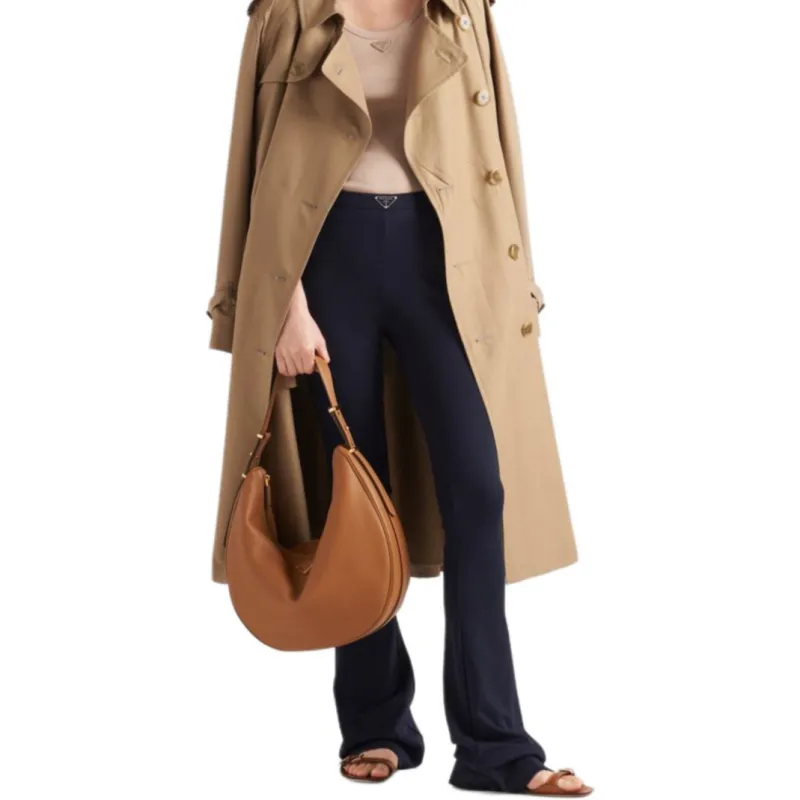 PRADA Ribbed Cotton Trousers-1