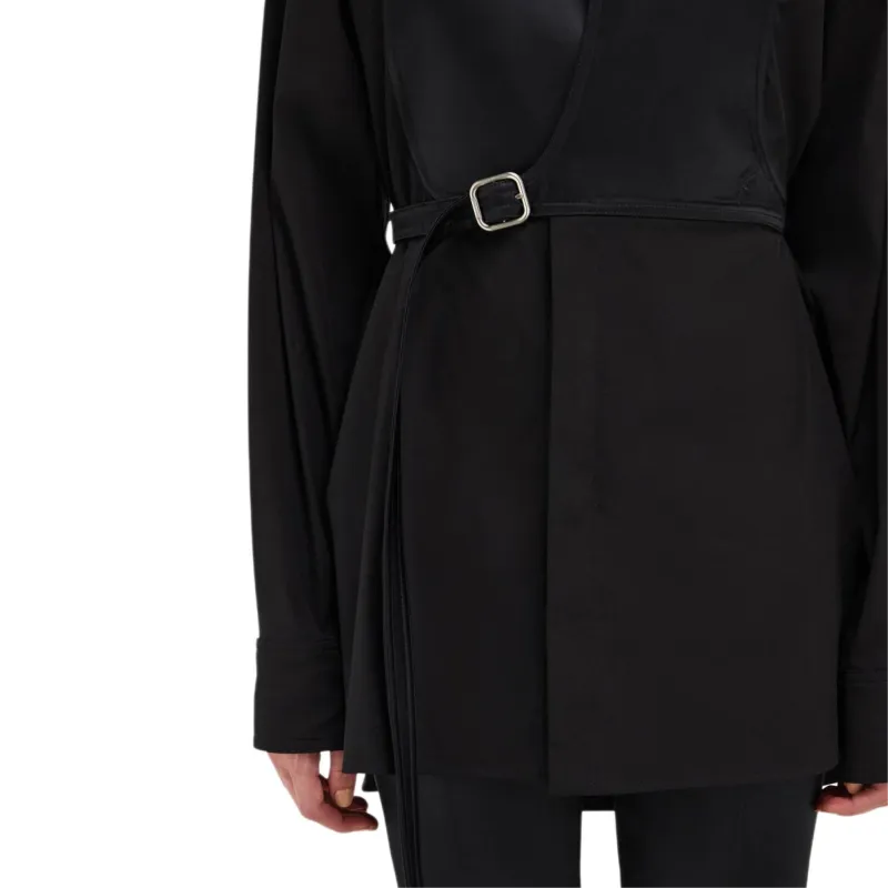 Ferragamo Bib detail Shirt-6