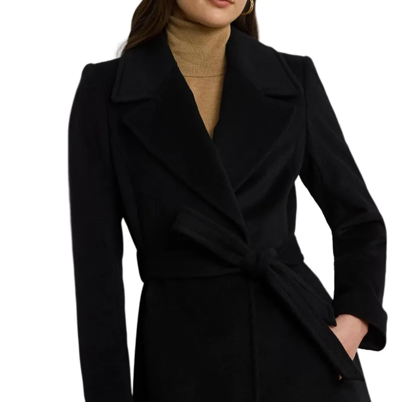 Polo Ralph Lauren FW24 Coats Women's Black-4