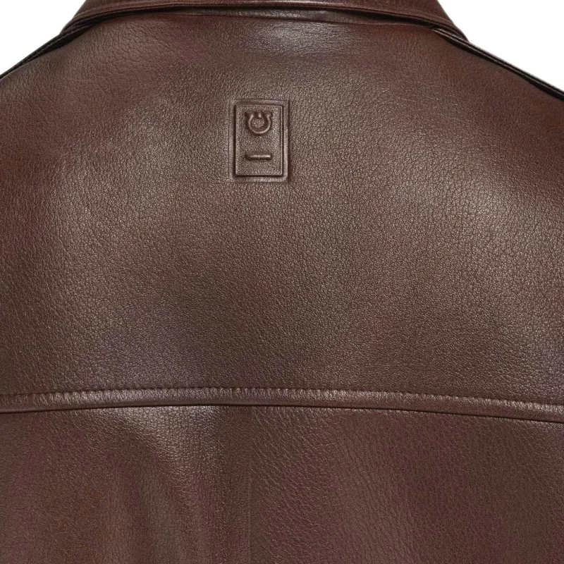 Ferragamo Flap Pocket Leather Jacket-5