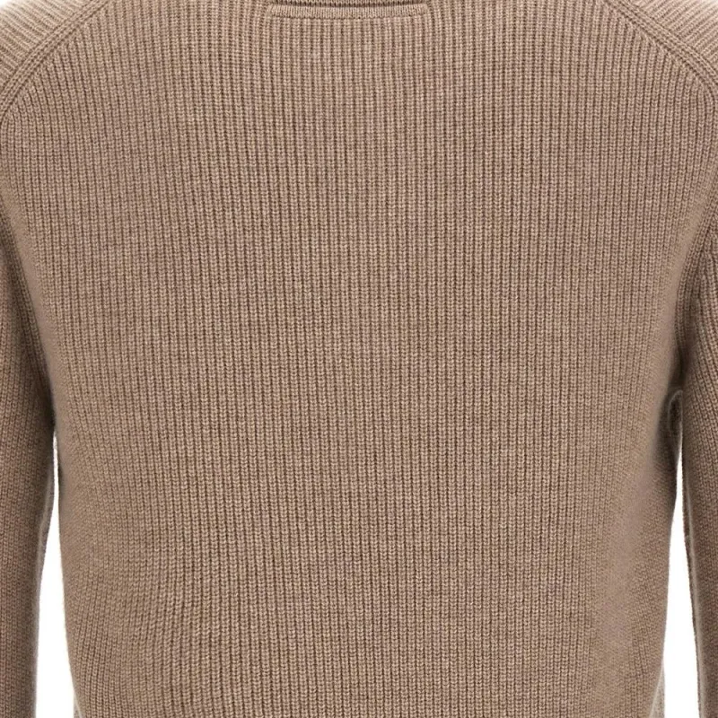Ermenegildo Zegna V Neck Long Sleeved Jumper-3