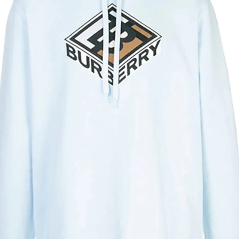 Burberry Sweatshirts Men Light Blue-4