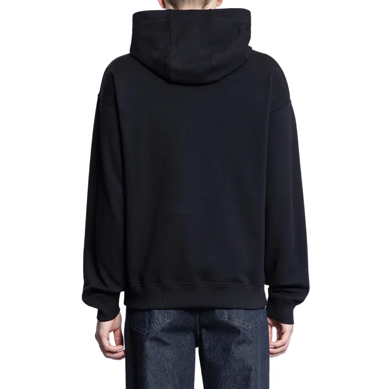 FENDI Logo Embroidered Long Sleeved Hoodie-2