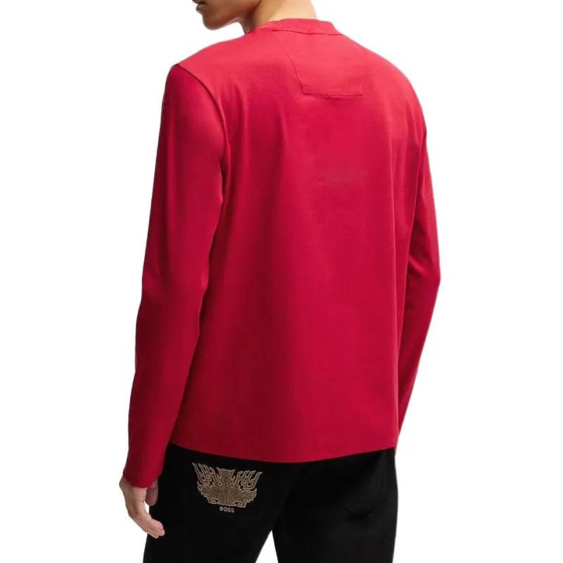 HUGO BOSS x FENGSHENLIANMINGXILIE FW24 T Shirt Men's Red-2