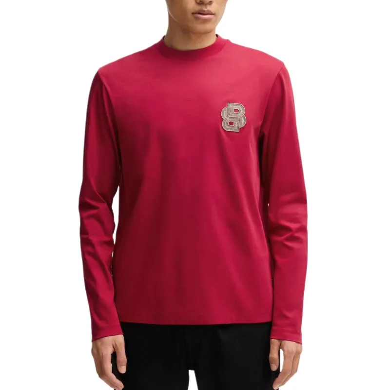 HUGO BOSS x FENGSHENLIANMINGXILIE FW24 T Shirt Men's Red-1