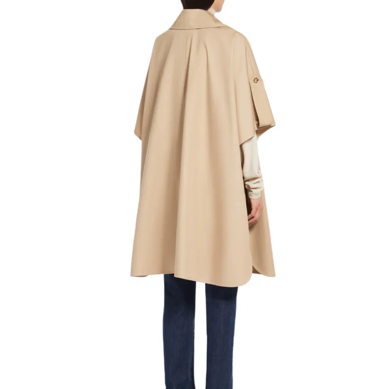 MaxMara Finezza Double Breasted Short Sleeved Cape-2