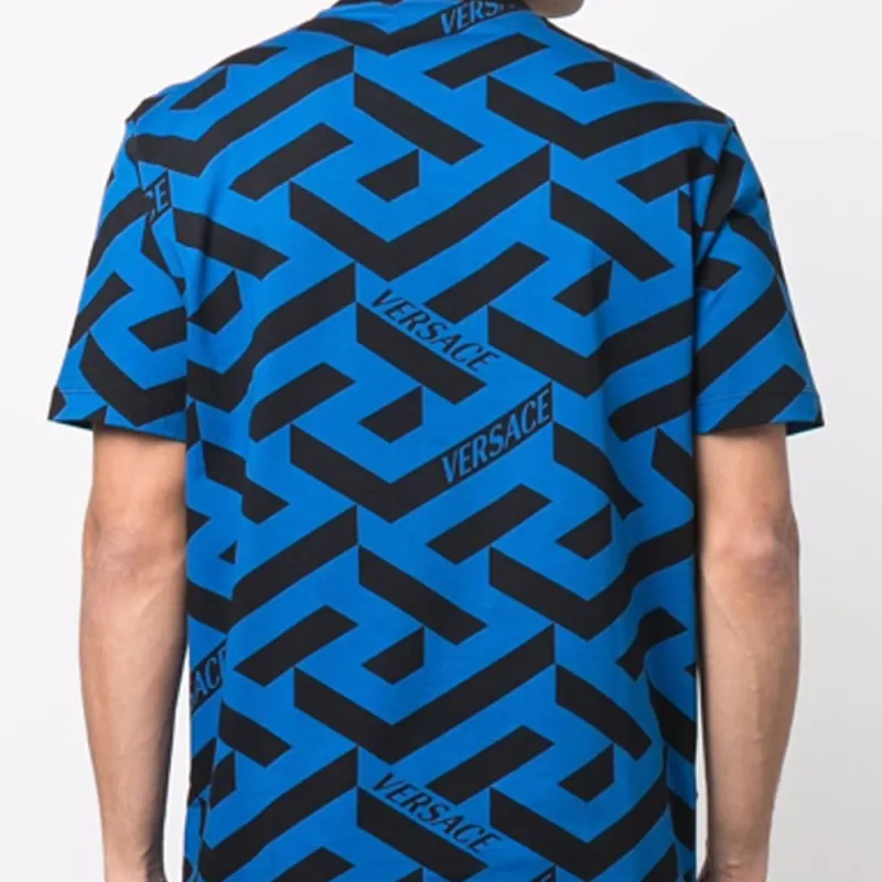 VERSACE T Shirt Men's Sapphire Blue-4