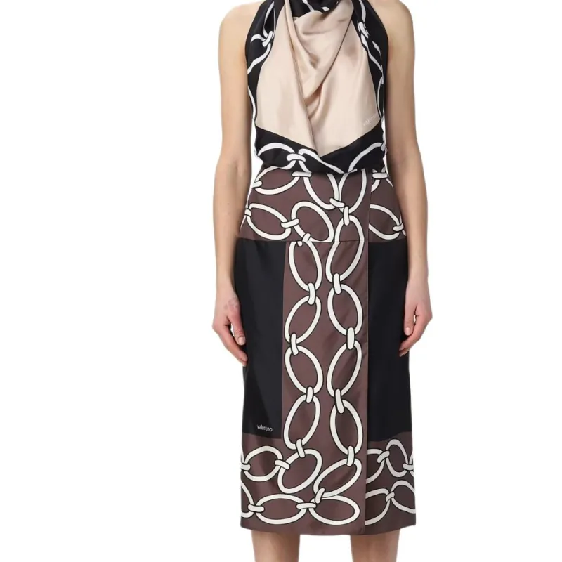 Valentino Chain 1967 Printed Midi Dress-2