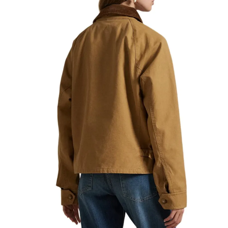 Polo Ralph Lauren FW24 Jackets & Coats Women's Brown Yellow-3