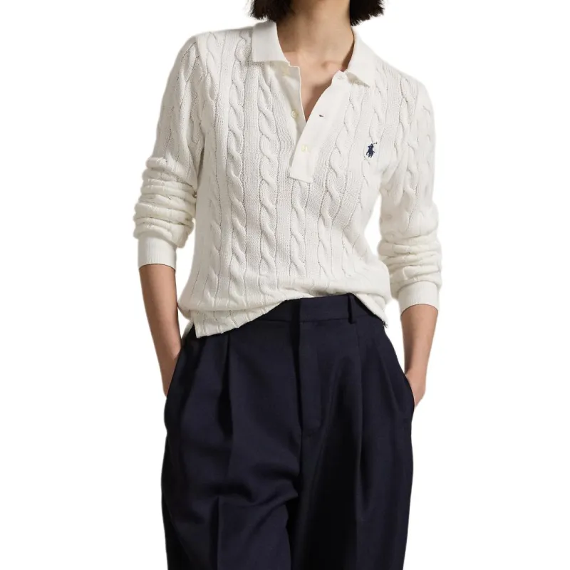 Polo Ralph Lauren Cable knit Polo Top-1