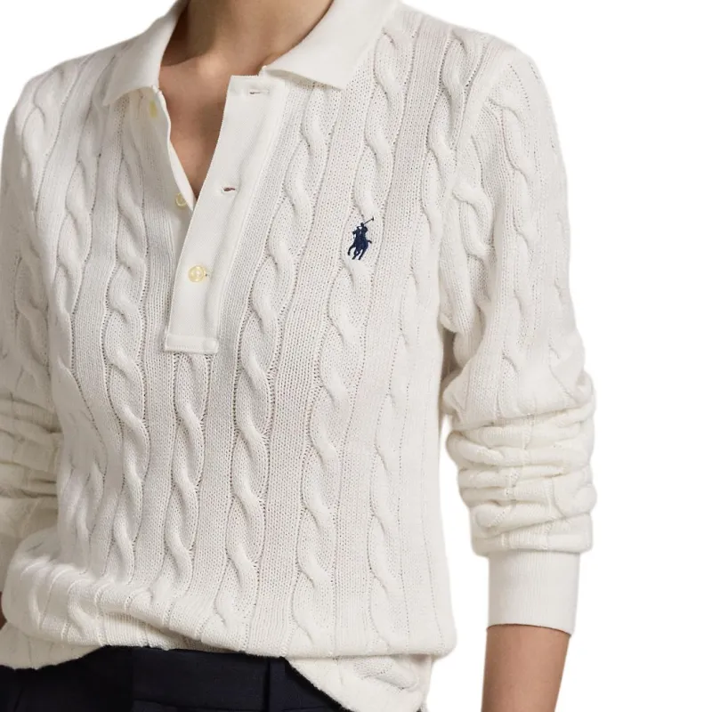 Polo Ralph Lauren Cable knit Polo Top-4