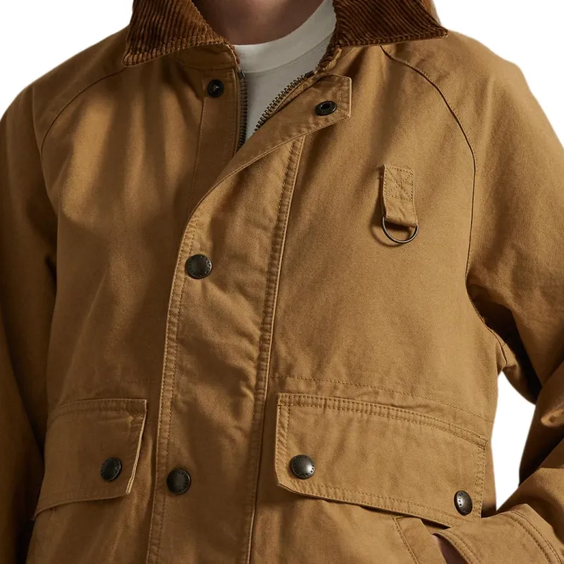 Polo Ralph Lauren FW24 Jackets & Coats Women's Brown Yellow-4