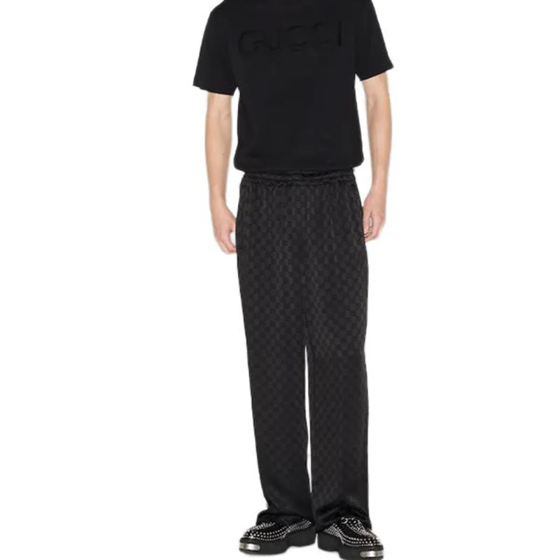 GUCCI Gg Satin Jogging Pants-1