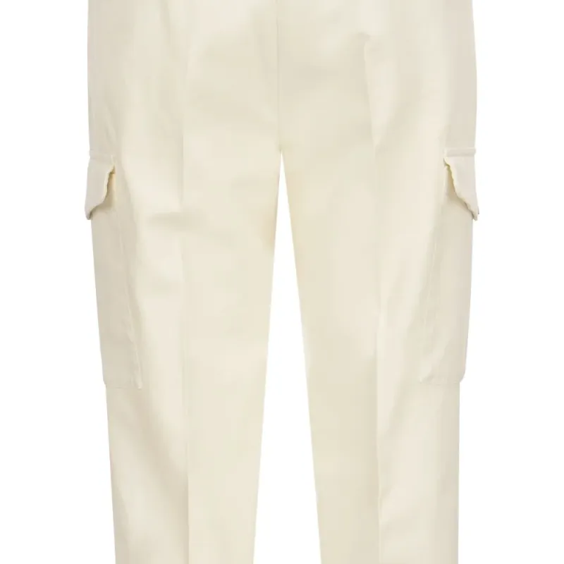Brunello Cucinelli Pleat Detailed Tapered Cargo Pants-5