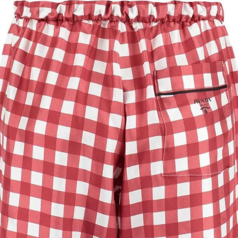 PRADA Casual Shorts Men Red-4