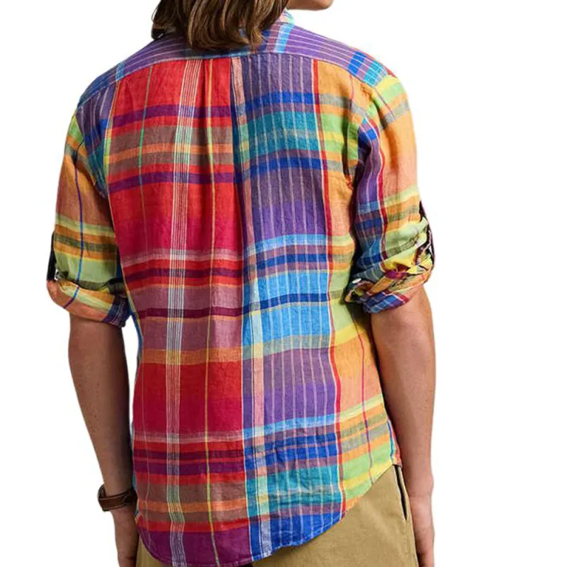 Polo Ralph Lauren Plaid Linen Shirt-3