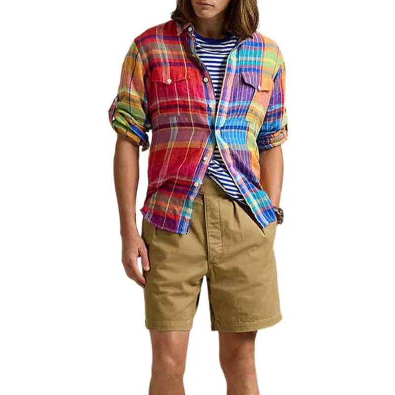 Polo Ralph Lauren Plaid Linen Shirt-1