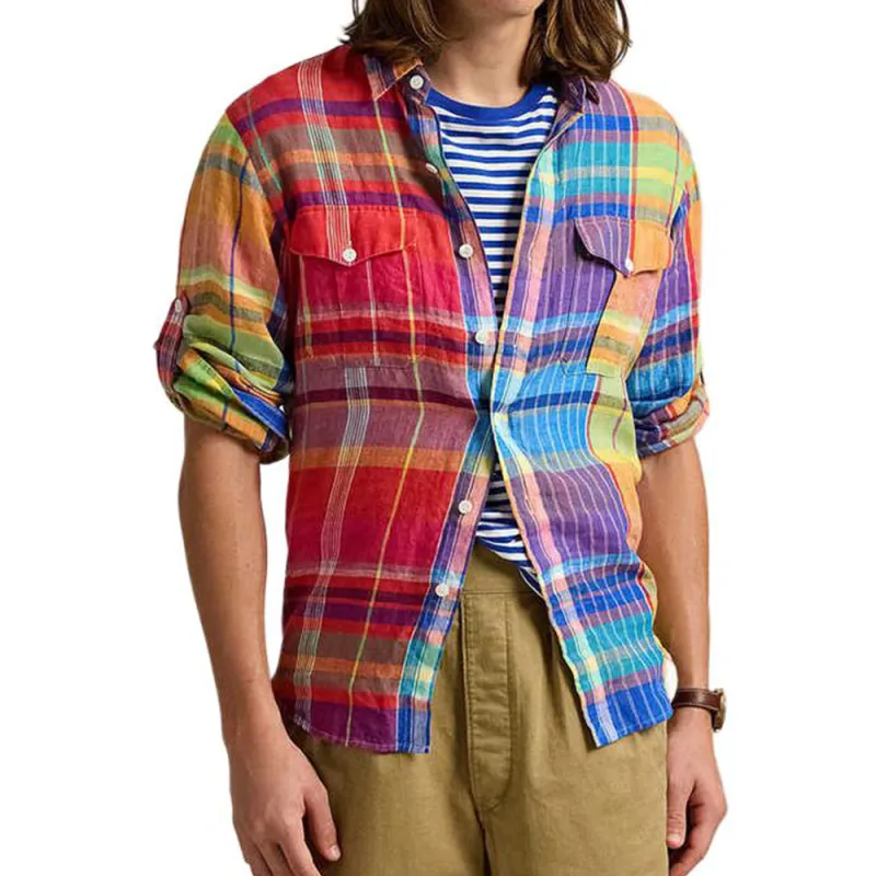 Polo Ralph Lauren Plaid Linen Shirt-2