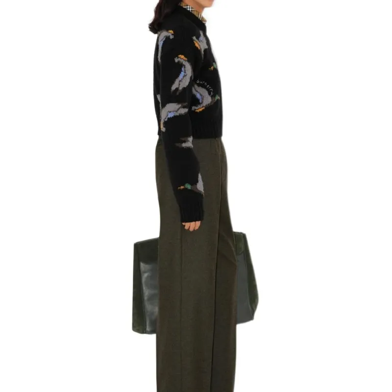 Burberry Duck Jacquard Crewneck Jumper-3