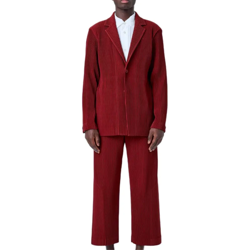 Homme Plissé Issey Miyake FW24 Jackets & Coats Men's Red-1