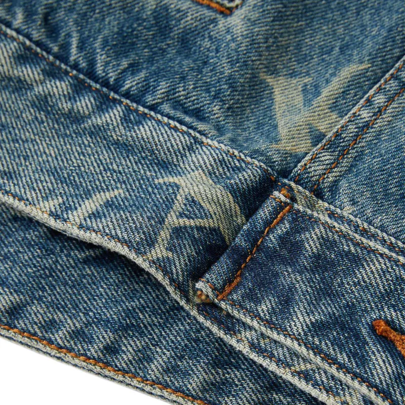 KARL LAGERFELD FW24 Denim Jacket Men's Light Blue-3