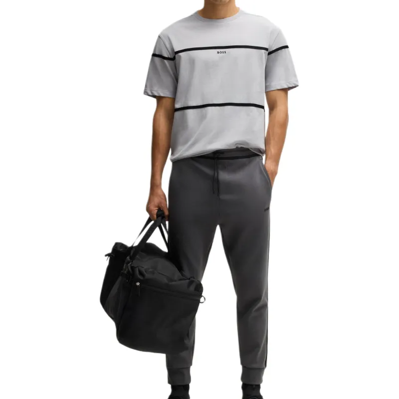 HUGO BOSS FW24 T Shirt Men's Light Gray-2