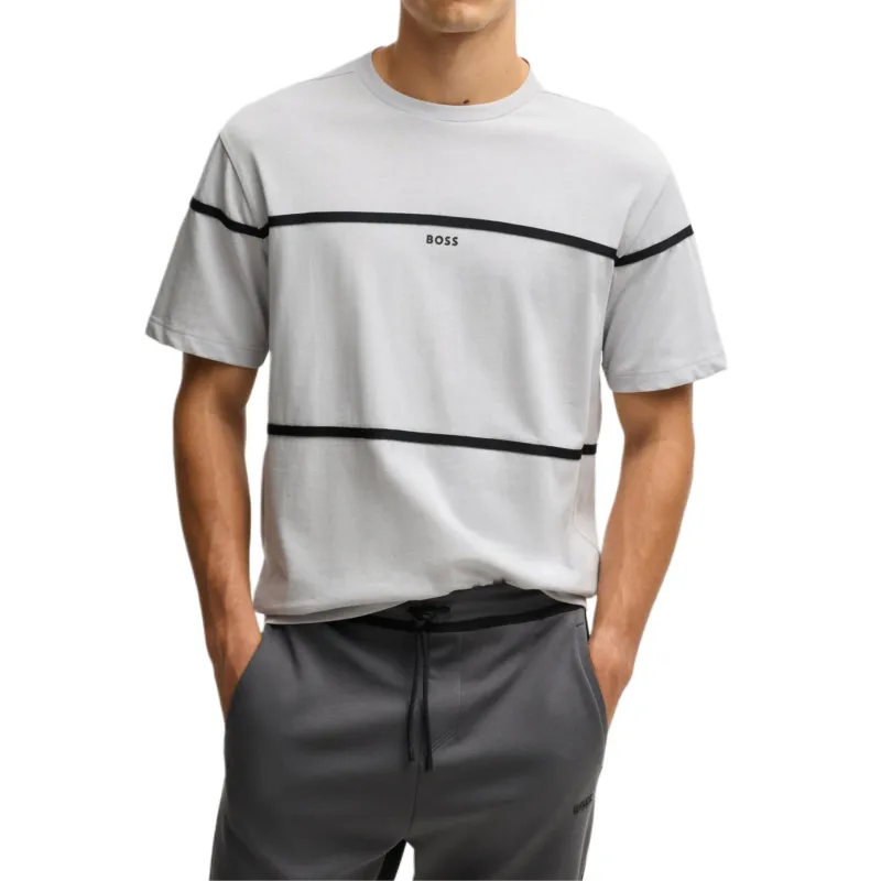 HUGO BOSS FW24 T Shirt Men's Light Gray-1
