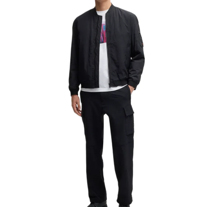 HUGO BOSS Road Trip print Cotton T shirt-3