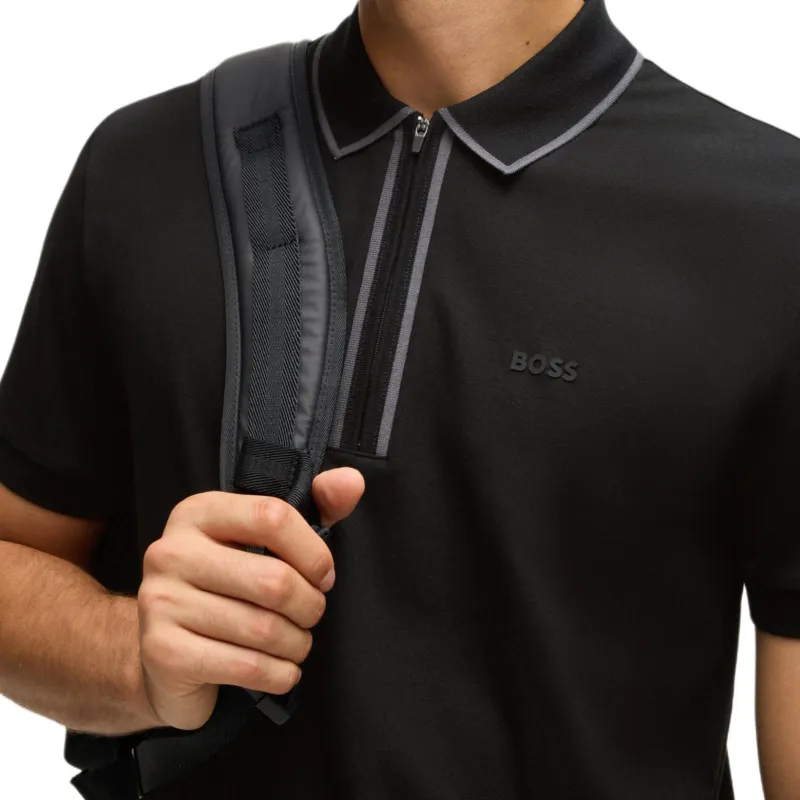 HUGO BOSS FW24 Polo Shirt Men's Black-3