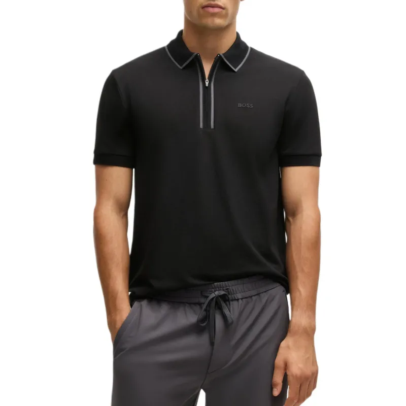 HUGO BOSS FW24 Polo Shirt Men's Black-1