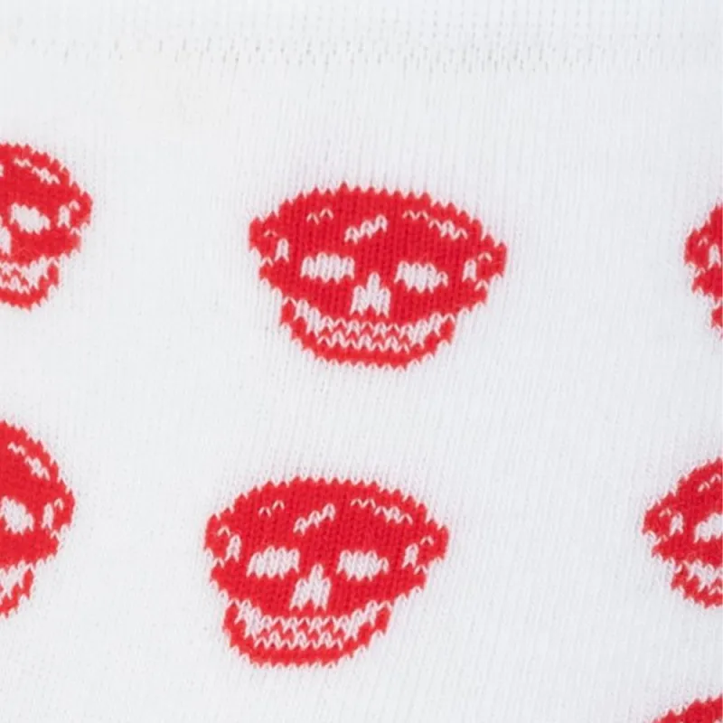 Alexander McQueen Skull intarsia Ankle Socks-3