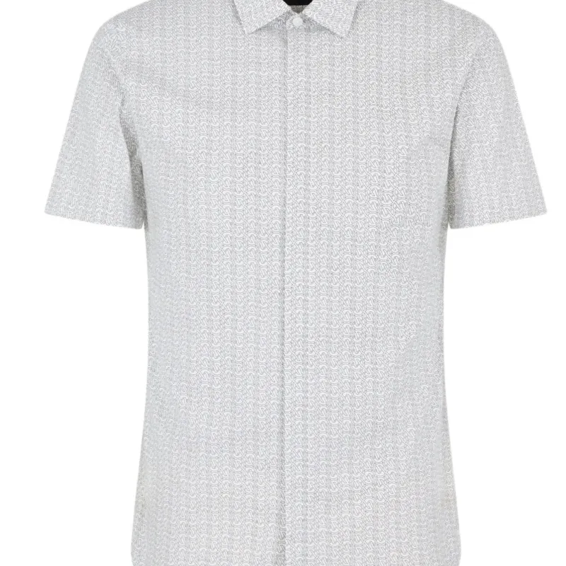 ARMANI EXCHANGEAE SS25 Shirt Men's White-1