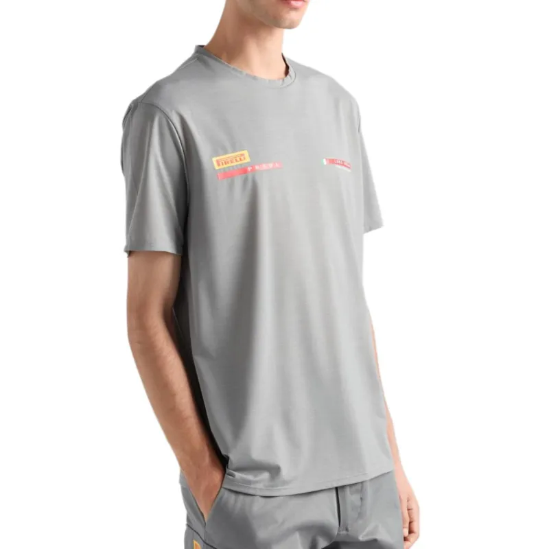PRADA T Shirts Men Gray-3