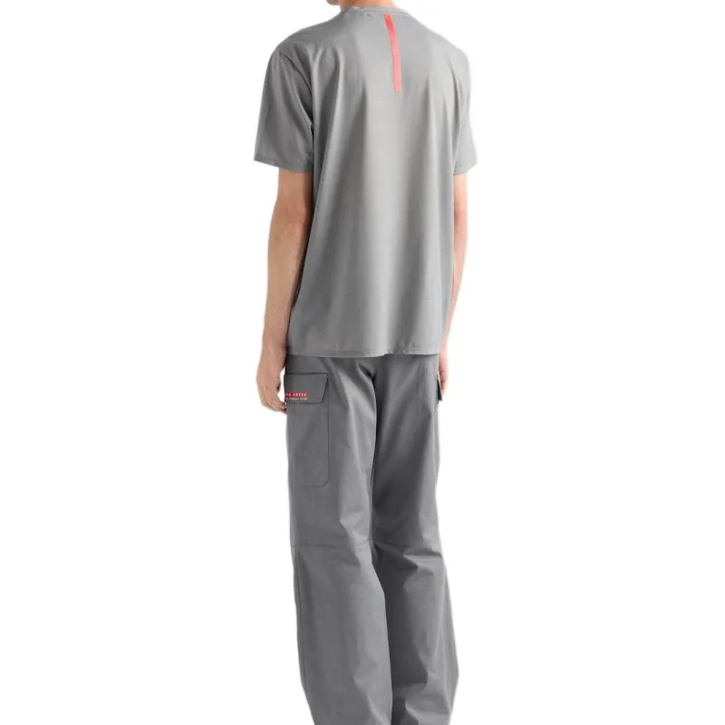 PRADA T Shirts Men Gray-2