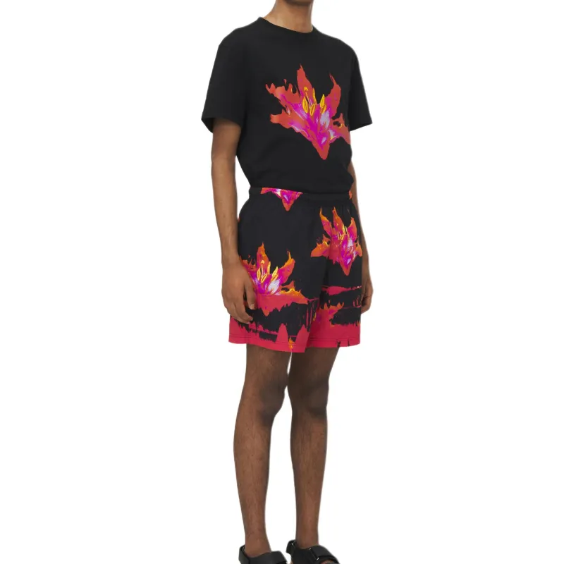 Alexander McQueen Gaphic Printed Swim Shorts-3