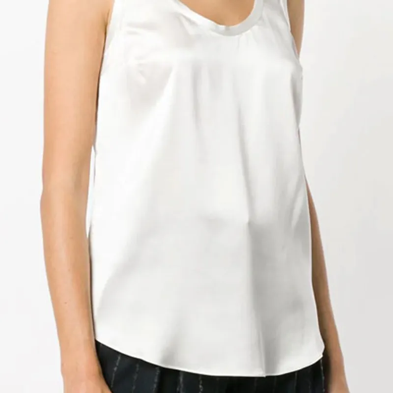 Brunello Cucinelli Scoop Neck Sleeveless Tank Top-5