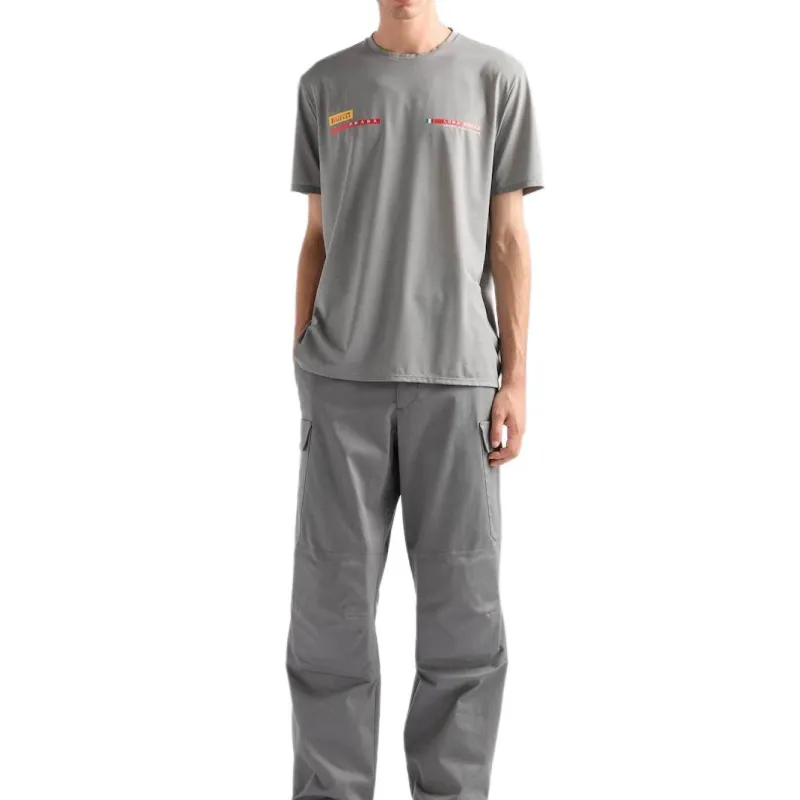 PRADA T Shirts Men Gray-1