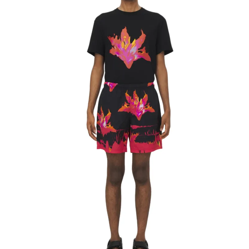 Alexander McQueen Gaphic Printed Swim Shorts-1