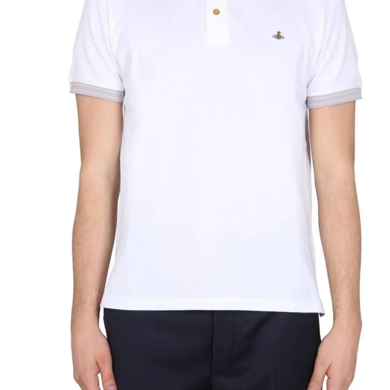 Vivienne Westwood Polo Shirts Men White-4